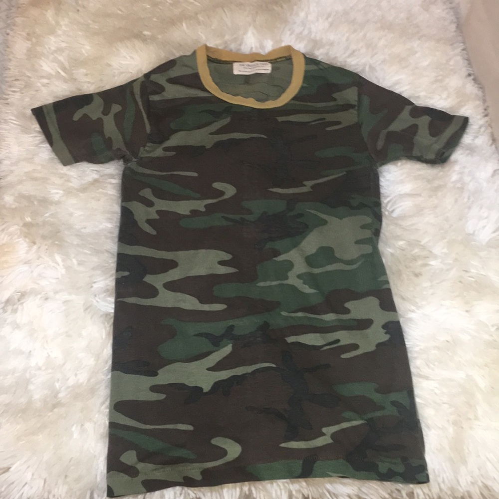 Camouflage Long T-Shirt/ Dress- SMALL